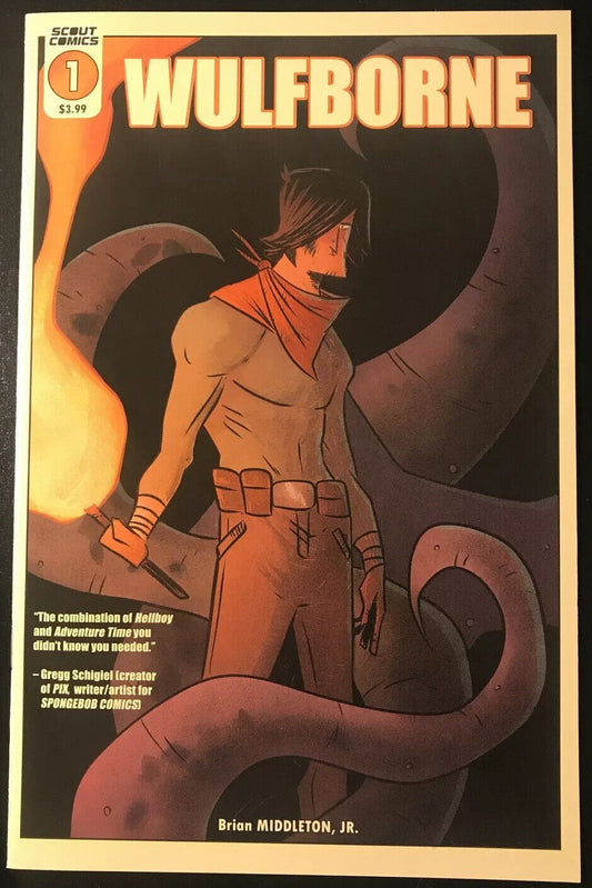 WULFBORNE 1 Scout Comics 2019 Middleton Adventurer in the Underworld HIGH GRADE - aliencomics.ca