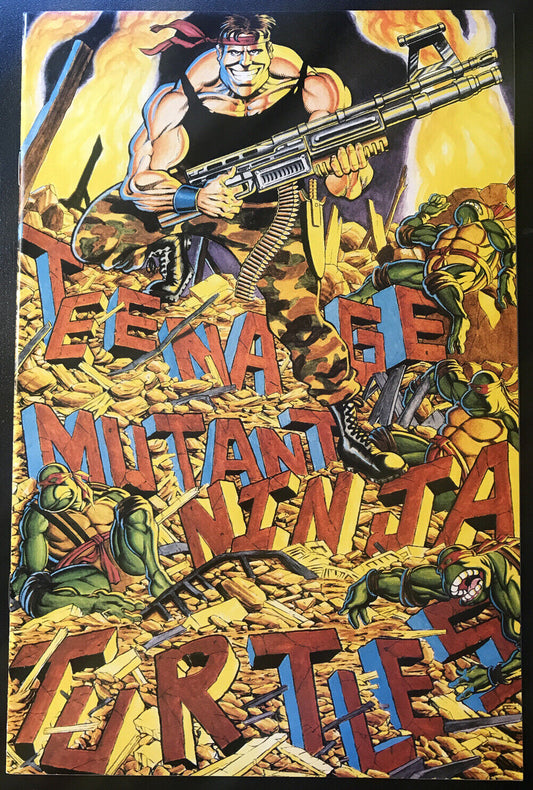TEENAGE MUTANT NINJA TURTLES 34 Mirage Studios 1990 Toitle Anxiety HIGH GRADE - aliencomics.ca