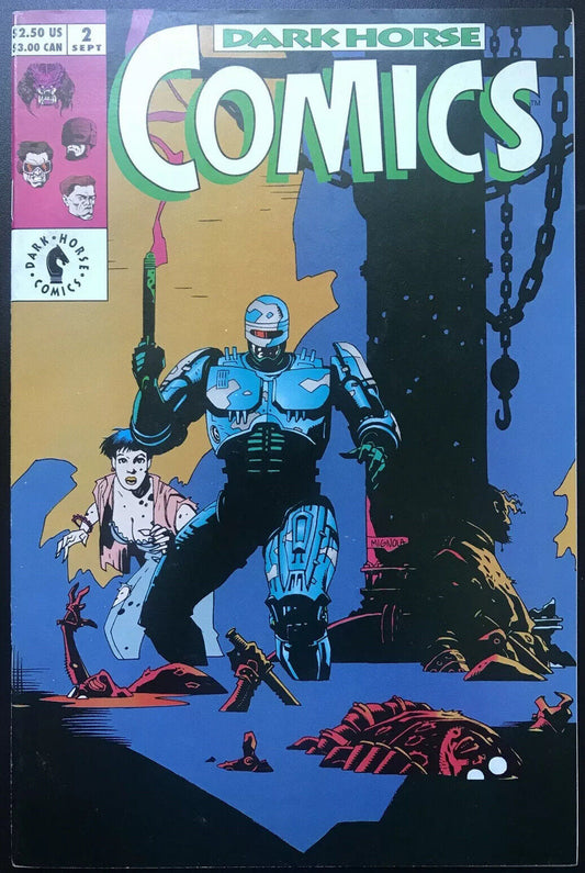 Dark Horse Comics 2 Dark Horse 1992 Robocop ALIENS vs. PREDATOR app. HIGH GRADE - aliencomics.ca