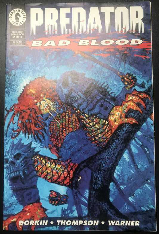 PREDATOR: Bad Blood 2 Dark Horse Comics 1994 Predators Behaving Badly HIGH GRADE - aliencomics.ca