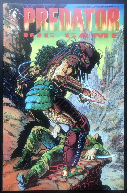 PREDATOR: Big Game Complete Rare Misprint 4-Book Lot Dark Horse 1991 HIGH GRADE - aliencomics.ca