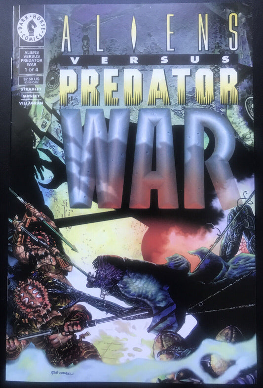 ALIENS vs. PREDATOR: WAR 1 Dark Horse Comics 1995 +Bonus Issue 0 HIGH GRADE - aliencomics.ca