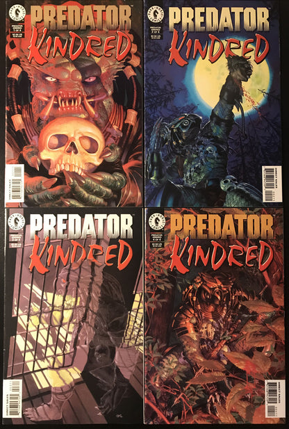 PREDATOR: Kindred 4-Book Lot Complete Dark Horse Comics 1996 Rare HIGH GRADE - aliencomics.ca