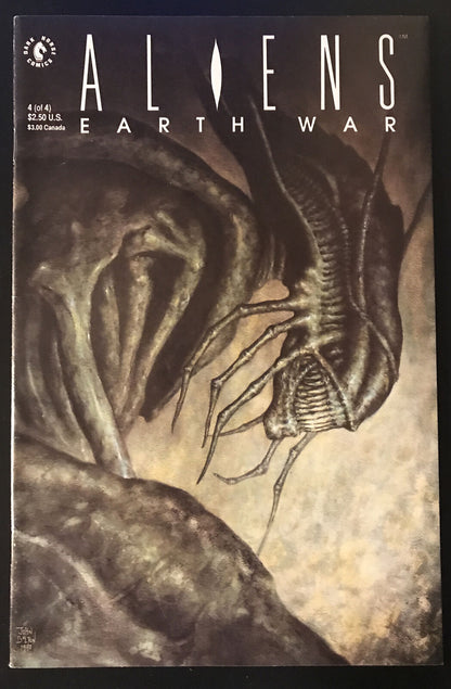 ALIENS: Earth War Complete 4-Book Lot Dark Horse Comics 1989 Rare HIGH GRADE - aliencomics.ca
