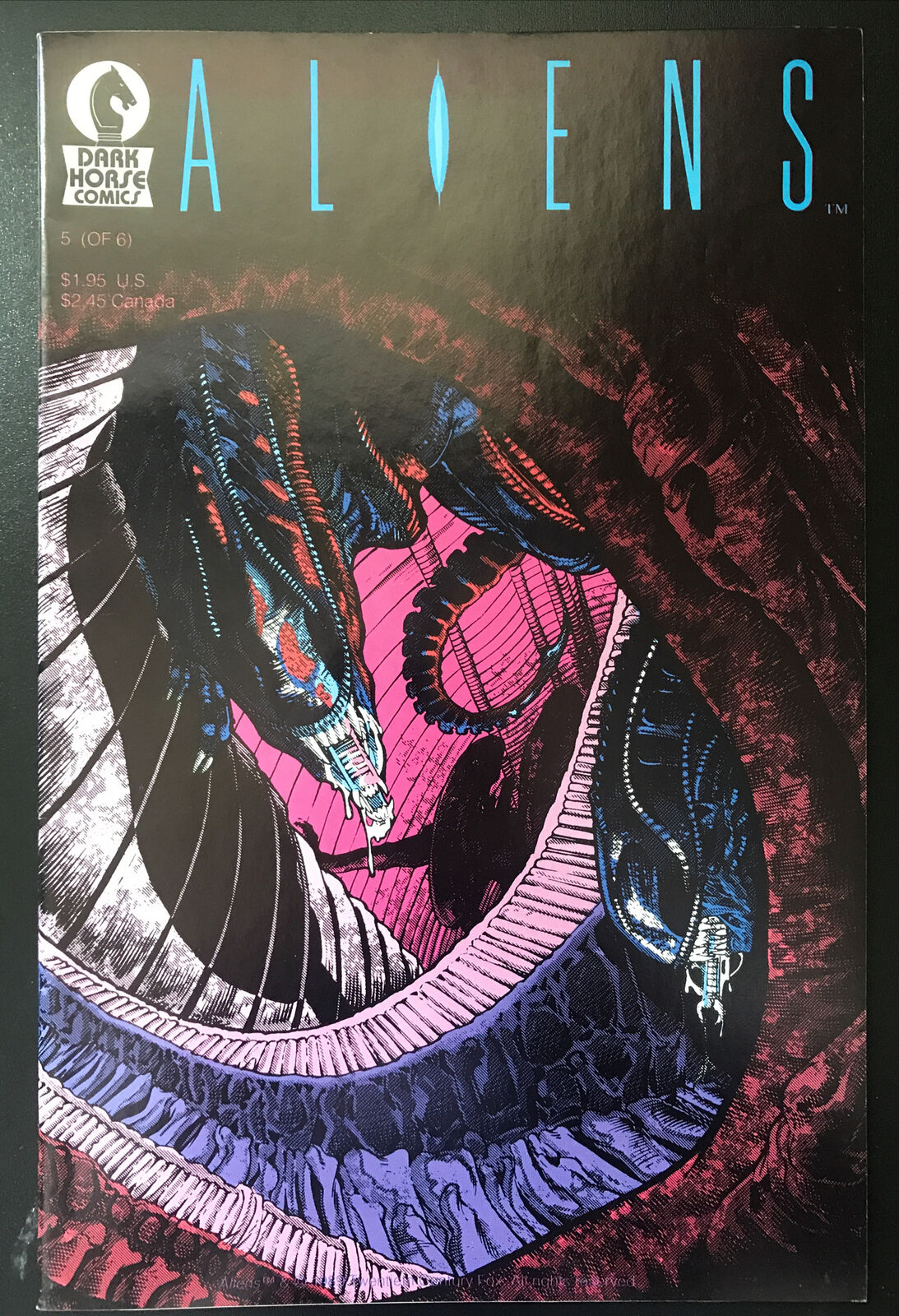 ALIENS: Volume 1 Dark Horse 1988 6-Book Lot + Mini Comic & Portfolio HIGH GRADE - aliencomics.ca