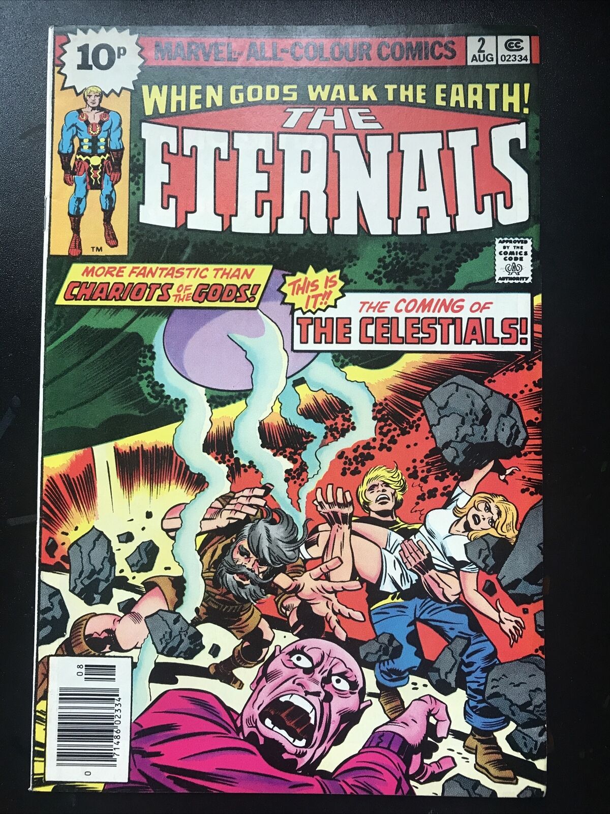 ETERNALS 2 10p Price Variant Marvel 1976 Very Rare KEY🔑1st app. Ajak HIGH GRADE - aliencomics.ca