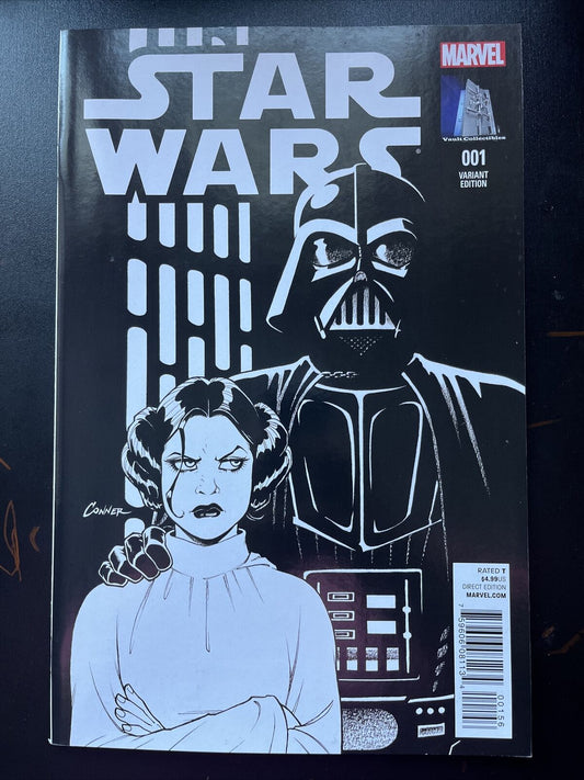 STAR WARS 1 Vault Collectibles Conner Sketch Variant Marvel 2015 Rare HIGH GRADE