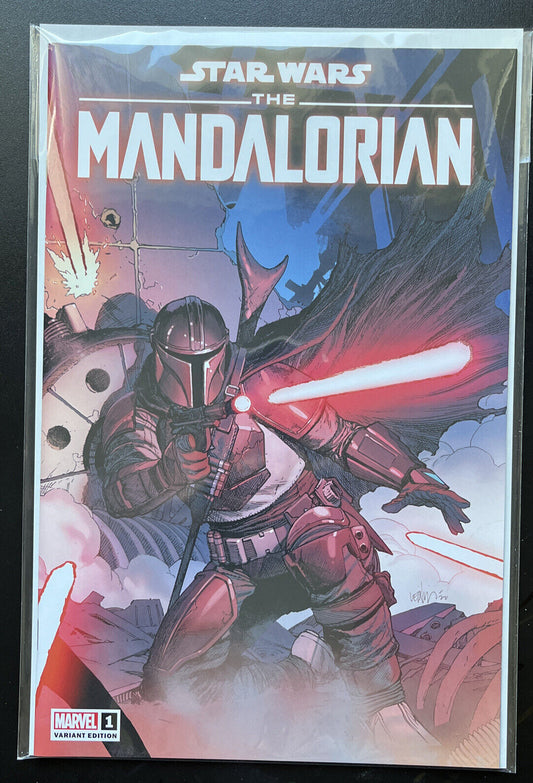 STAR WARS Mandalorian 1 Yu FanExpo Variant Marvel 2022 1st app. Grogu HIGH GRADE - aliencomics.ca