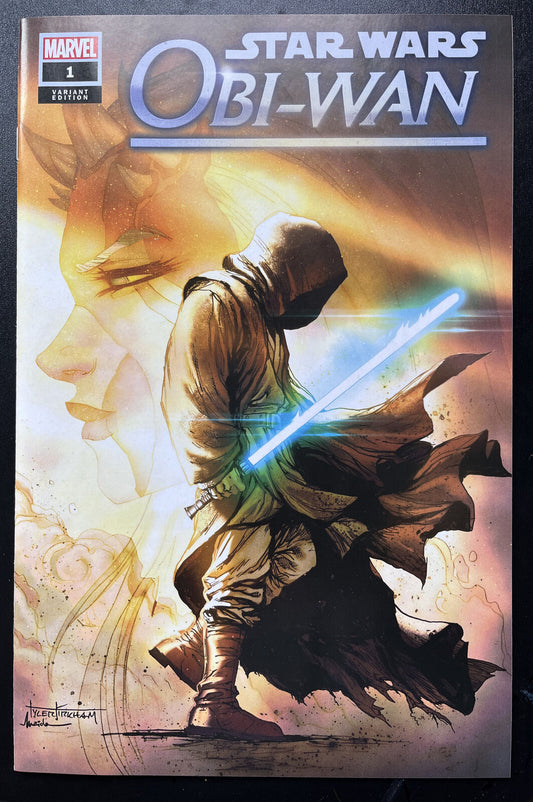 STAR WARS: Obi-Wan Kenobi 1 Tyler Kirkham Variant Marvel 2022 Rare HIGH GRADE - aliencomics.ca