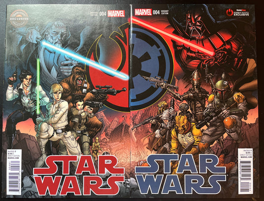 STAR WARS 4 GameStop Variant Set 1st app. Sana Starros Marvel 2015 HIGH GRADE - aliencomics.ca