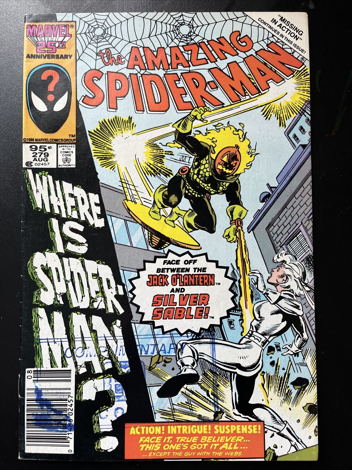 Amazing Spider-man 279 Marvel Comics 95¢ Canadian Price Variant LOW-MID GRADE - aliencomics.ca