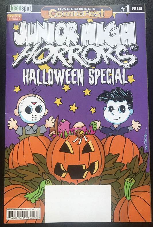 Junior High Horrors FCBD Keen Spot 2019 UNSTAMPED Halloween ComicFest HIGH GRADE - aliencomics.ca