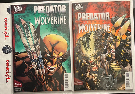 PREDATOR vs WOLVERINE 1 McKone Connecting Homage Variants Marvel 2023 HIGH GRADE