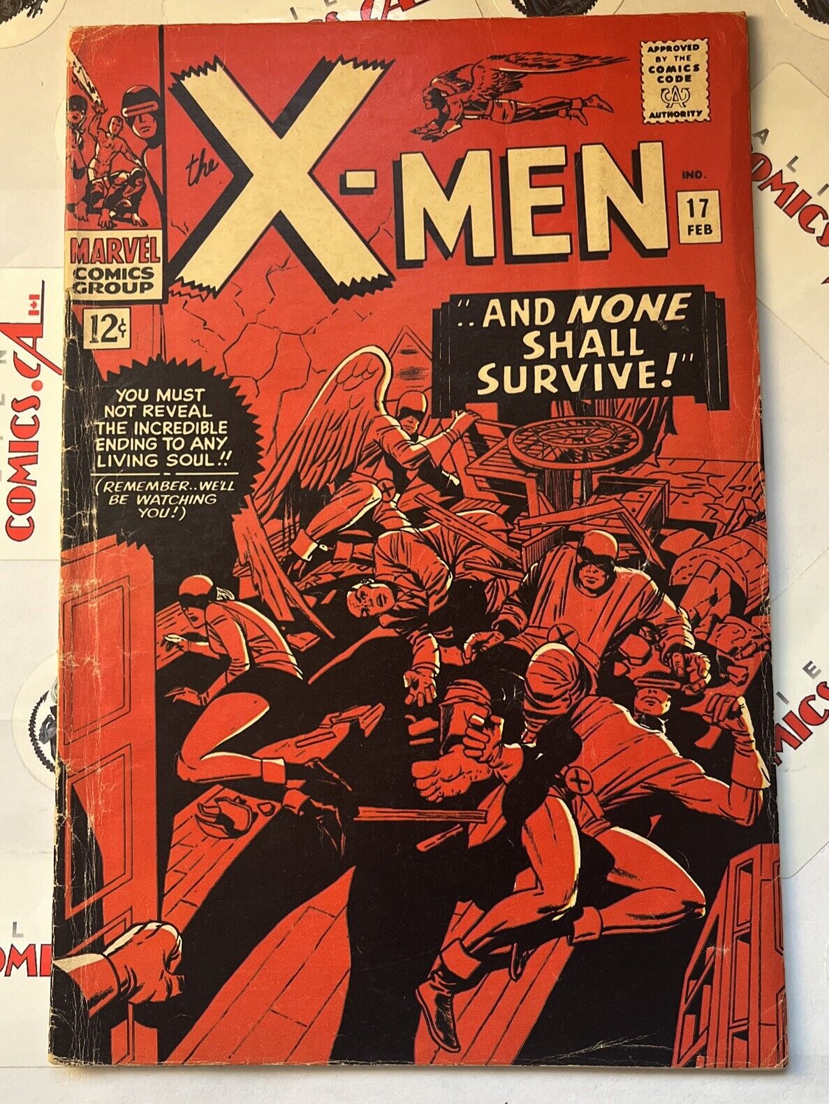 X-MEN 17 Marvel Comics 1966 Magneto app. Jack Kirby Art Stan Lee MID GRADE