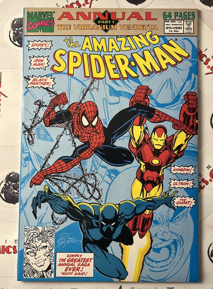 AMAZING SPIDER-MAN ANNUAL 25 1st Solo Venom app. Marvel Comics 1992 HIGH GRADE