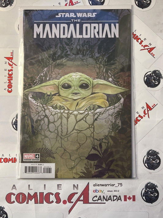 STAR WARS: MANDALORIAN 4 Peach Momoko Baby Yoda Variant Marvel 2021 HIGH GRADE